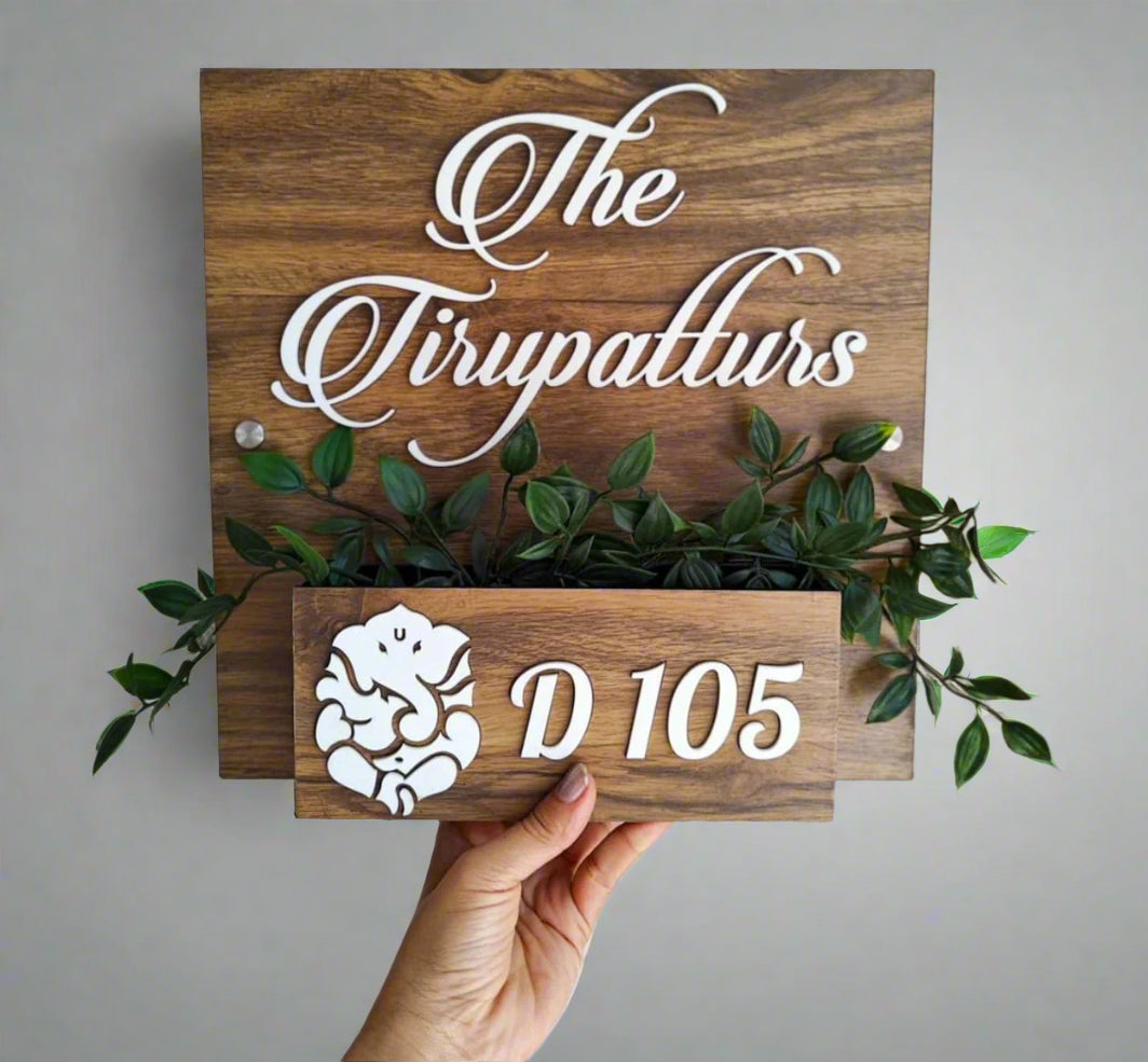 Customize Name Plate